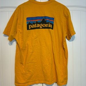 Patagonia Men's Mustard Short Sleeve Tee